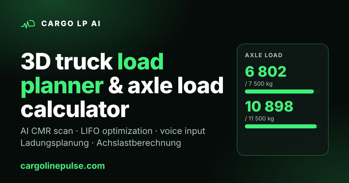 Cargo LP AI | Cargo Loading Optimizer